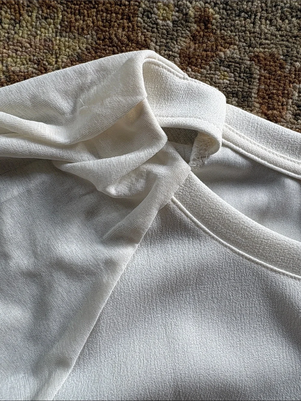 Banana Republic Cream Puff-Sleeve Knit Top